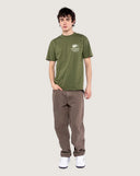 Playera Vans Stacked Hi Green