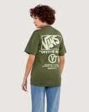 Playera Vans Stacked Hi Green