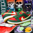 Tenis Nike SB Dunk Low Seattle Supersonic Fire University Gold
