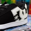 Tenis DC Womens Court Graffik Black White Stencil