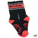 Calcetas Spitfire Bighead Swirl Black White Red