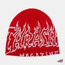 Beanie Thrasher Fire Outlined Red