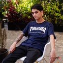 Playera Thrasher Skate Mag Navy