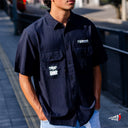 Camisa Former Scratched Work Cadet