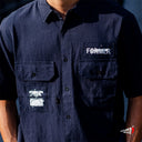 Camisa Former Scratched Work Cadet