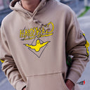 Sudadera Krooked Bird Lightening Sandstone