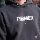 Sudadera Former Legacy Scratch Washed Black