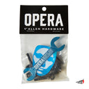 Tornillos Opera Black Blue 1 Inch
