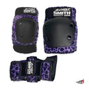 Set De Protecciones Scabs Cheetah Purple