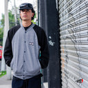 Varsity Benzaa Gris Negro