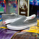 Tenis Vans Skate Slip On Pro Pewter White