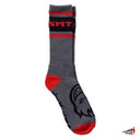 Calcetas Spitfire Classic 87 Bighead Charcoal Red