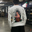 Playera As De Paz Locos Blanca Longsleeve