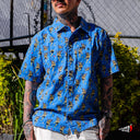 Camisa Santa Cruz Salba Witch Doctor Blue