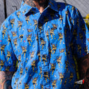 Camisa Santa Cruz Salba Witch Doctor Blue