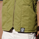 Chaleco Creature Support Quilt Vest Stone Green