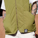 Chaleco Creature Support Quilt Vest Stone Green