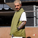 Chaleco Creature Support Quilt Vest Stone Green