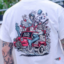 Playera Santa Cruz Johnson Beast Wagon White