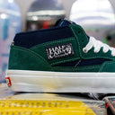 Tenis Vans Skate Half Cab Pro Green Blue
