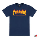 Playera Thrasher Flame Navy