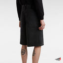 Short Vans Check 5 Baggy Denim Wash Black