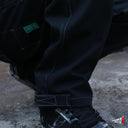 Pantalón Copal Negro Hilos Blanco