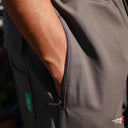 Pantalón Copal Gris Hilos Negros