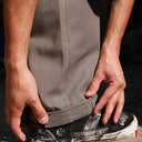 Pantalón Copal Gris Hilos Negros