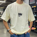 Playera Benzaa Boxy Fit Vainilla