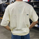 Playera Benzaa Boxy Fit Vainilla
