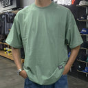 Playera Benzaa Boxy Fit Verde
