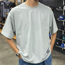 Playera Benzaa Boxy Fit Gris