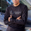 Playera Crimes Alacrán Negra