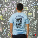 Playera Crimes Logo Snake Azul