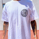 Playera Crimes Old Spider Blanca Letras Negras