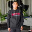 Sudadera Thrasher Godzilla Crewneck Black