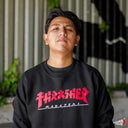 Sudadera Thrasher Godzilla Crewneck Black