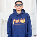 Sudadera Thrasher Flame Logo Navy