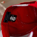 Gorra Classic Caps Logo Gris Rojo