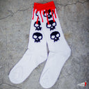 Calcetas Zero Skull Blood White