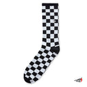 Calcetas Vans Checker Crew Black White