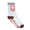 Calcetas Spítfire Bighead White Burgundy Red