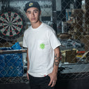 Playera Spitfire Classic 87 Swirl Fill Pocket White Green