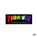 Sticker Thrasher Rainbow Logo 10x4cm
