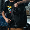 Mochila Mayas Script Negro Con Porta Tablas