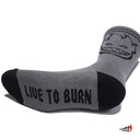 Calcetas Spítfire Bighead Charcoal Black