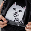 Mochila RIPNDIP Lord Nermal Velcro Hands Black