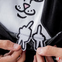 Mochila RIPNDIP Lord Nermal Velcro Hands Black