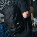 Mochila Mayas Script Negro Con Porta Tablas